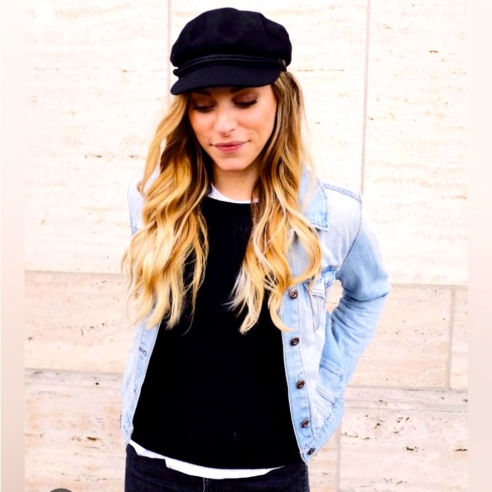 Chic Black fiddlers cap